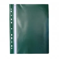 Dosar cu multiperforatii, orange peel, verde, 25 bucati/set