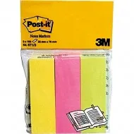 Page marker Post-it neon, 3 culori, 25 x 76 mm, 300 file Page marker Post-it neon, 3 culori, 25 x 76 mm, 300 file