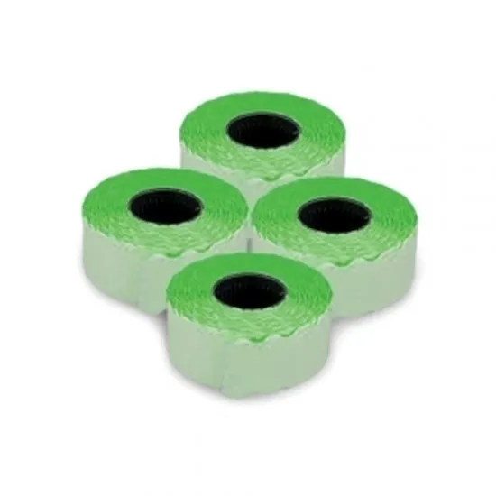 Etichete autoadezive pentru marcatoare, 26 x 12 mm, 1500 bucati/rola, verde fluorescent Etichete autoadezive pentru marcatoare, 26 x 12 mm, 1500 bucati/rola, verde fluorescent