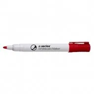 Marker pentru tabla A-series, varf rotund, 2 mm, rosu