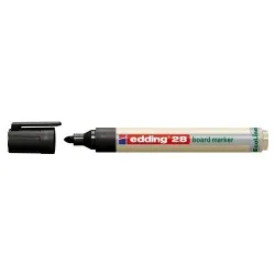 Marker pentru tabla Edding 28, ecologic, varf rotund, 1.5-3 mm, negru Marker pentru tabla Edding 28, ecologic, varf rotund, 1.5-3 mm, negru