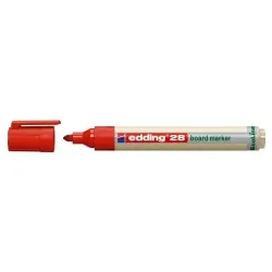 Marker pentru tabla Edding 28, ecologic, varf rotund, 1.5-3 mm, rosu Marker pentru tabla Edding 28, ecologic, varf rotund, 1.5-3 mm, rosu