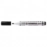 Marker pentru tabla Stabilo Plan 64, varf rotund, 2.5-3.5mm, negru