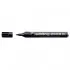 Marker permanent Edding 2000C, corp metalic, varf rotund, 1.5-3 mm, negru