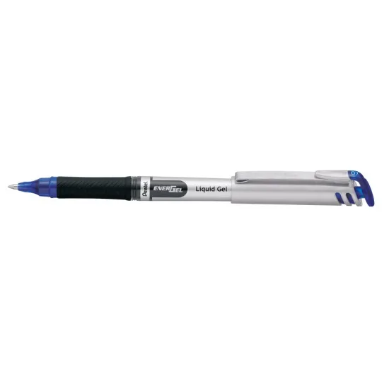 Roller cu gel, Pentel, Energel, 0.7 mm, plastic, albastru Roller cu gel, Pentel, Energel, 0.7 mm, plastic, albastru