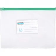 Mapa cu fermoar Donau, A5, plastic