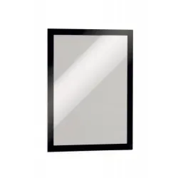Display magnetic Durable Duraframe, A4, negru, 2 bucati/set