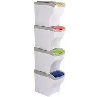 Cosuri de gunoi pentru colectare selectiva 4 x 20 L