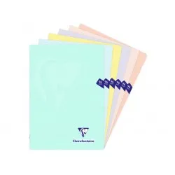 Caiet capsat A4, 48 file, Colecția Mimesys Pastel, Clairefontaine
