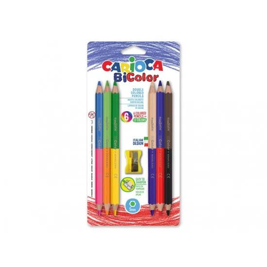 Creioane Bi-color 6/set Creioane Bi-color 6/set