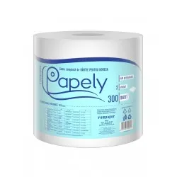 Rola hartie profesionala, in 2 straturi, Papely AQAS, 300 m