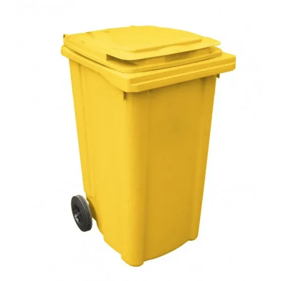Pubela HDPE CLD 240L galbena- Transport Inclus