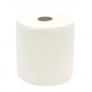 Prosop cu derulare centrala 2 pliuri 100 m, portionata, alb, celuloza 100%, AQAS