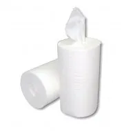 Prosop cu derulare centrala 2 pliuri 100 m, portionata, alb, celuloza 100%, AQAS