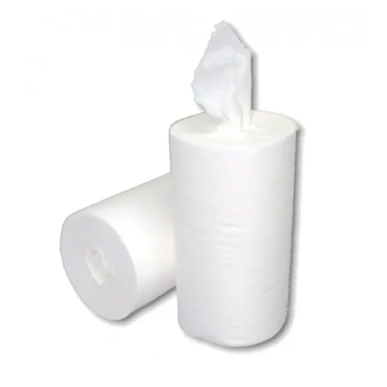 Prosop cu derulare centrala 2 pliuri 100 m, portionata, alb, celuloza 100%, AQAS