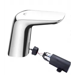 Baterie de lavoar cu senzor Ecosens, alimentare baterii, RUBINETA Baterie de lavoar cu senzor Ecosens, alimentare baterii, RUBINETA