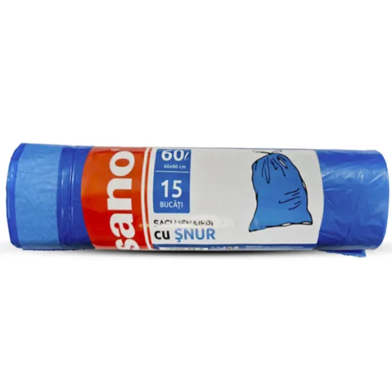 SANO SACI MENAJERI SNUR 60L, ALBASTRI SANO SACI MENAJERI SNUR 60L, ALBASTRI